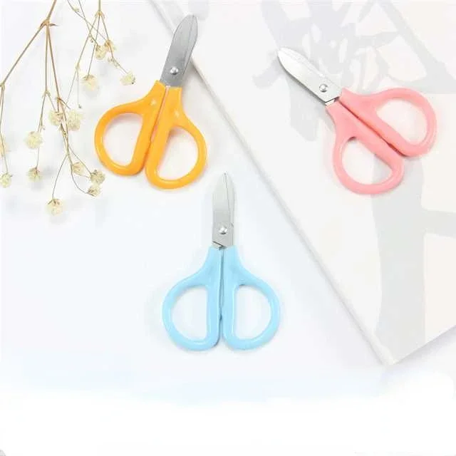 Household Mini Scissors Portable Scissors Student Hand-cut Paper-cut Office Stainless Steel Handmade Scissors Hand Tools