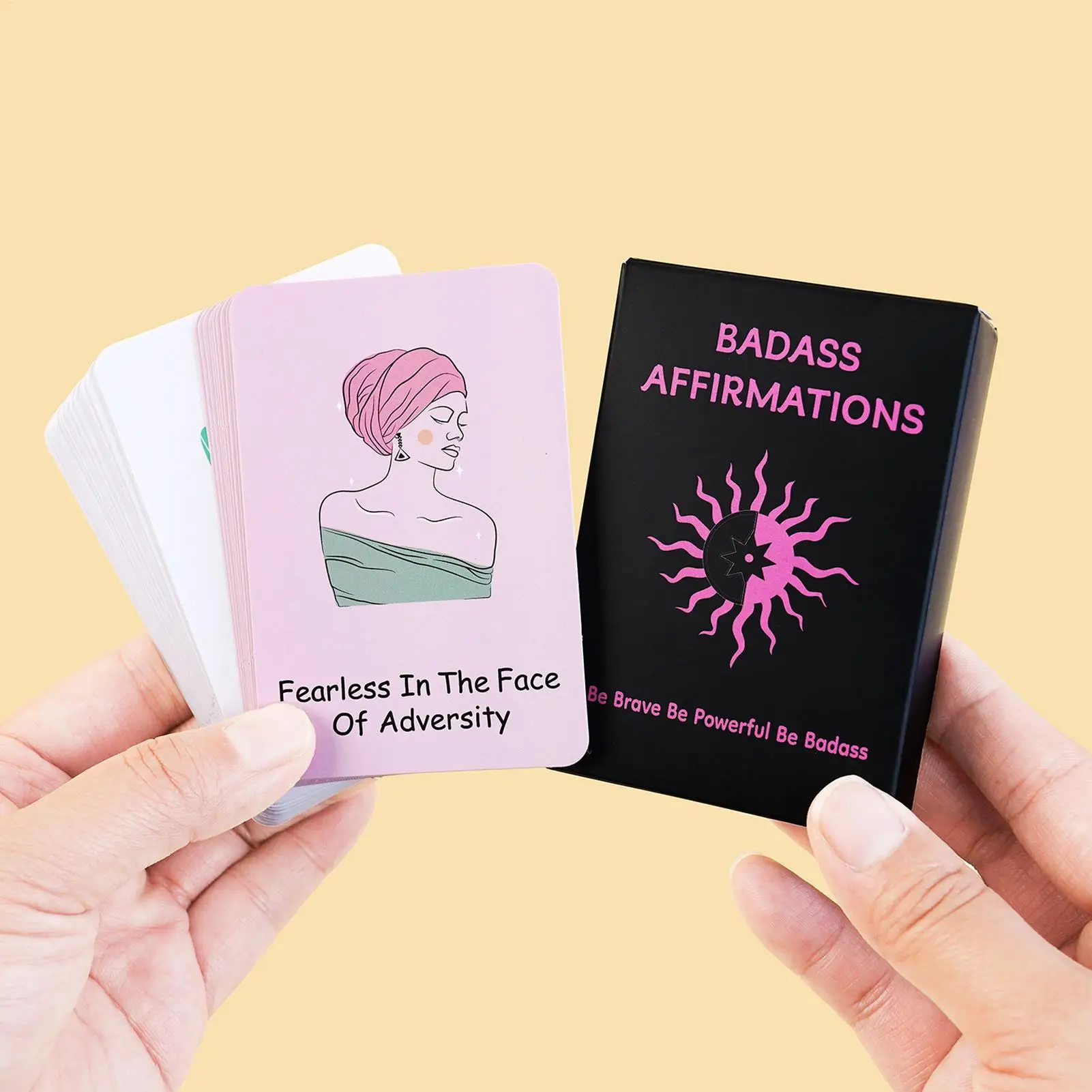 

Daily Affirmation Cards 60 Pieces Daily Inspirational Affirmations for Women Quote Spiritual Self Care Products for Goal Work