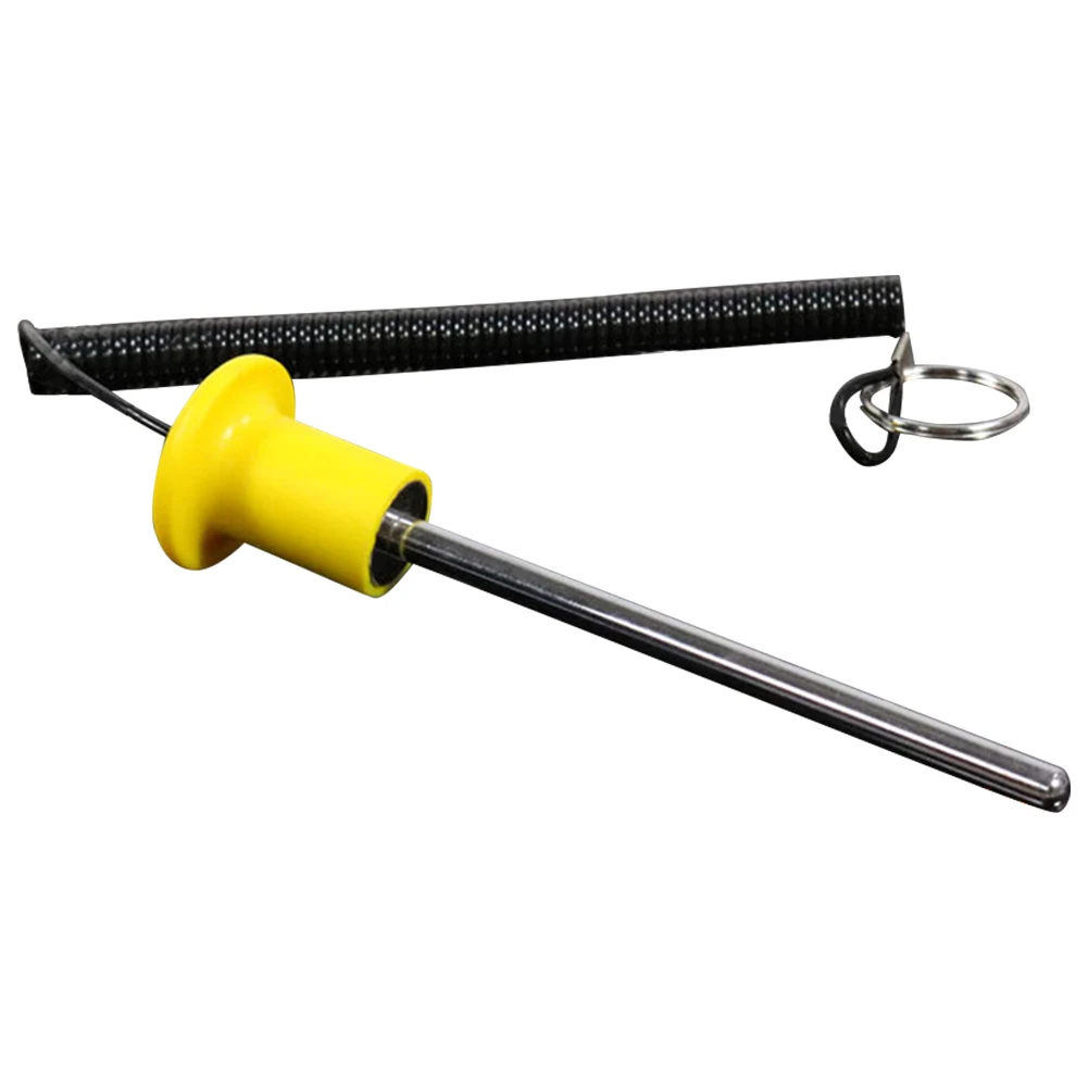 دبوس كومة الوزن العالمي مع حبل سحب، دبوس آلة الوزن، معدات اللياقة البدنية، ملحقات استبدال رياضية للصالة الرياضية