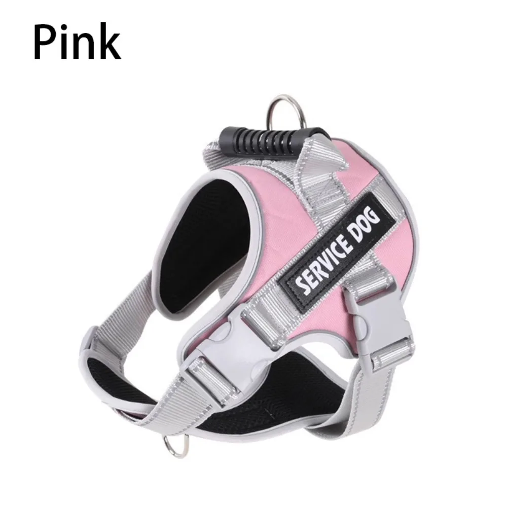 

Chest Collars Adjustable Dog Harness Reflective Leash Set Reflective Vest Harness Adjustable Harness Dog Training