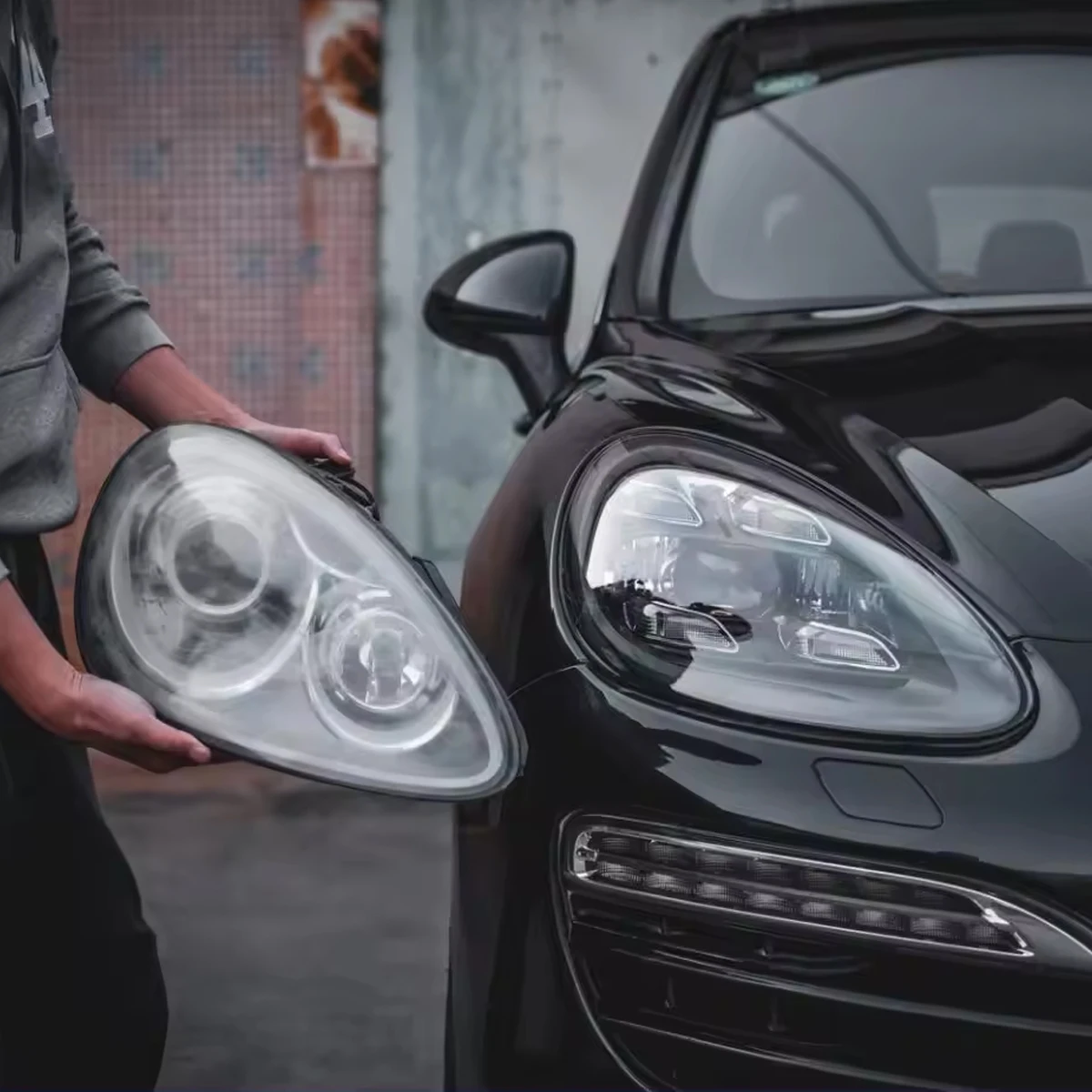 車のライト LED ヘッドランプポルシェカイエン 958.1 958.2 2011-2018 