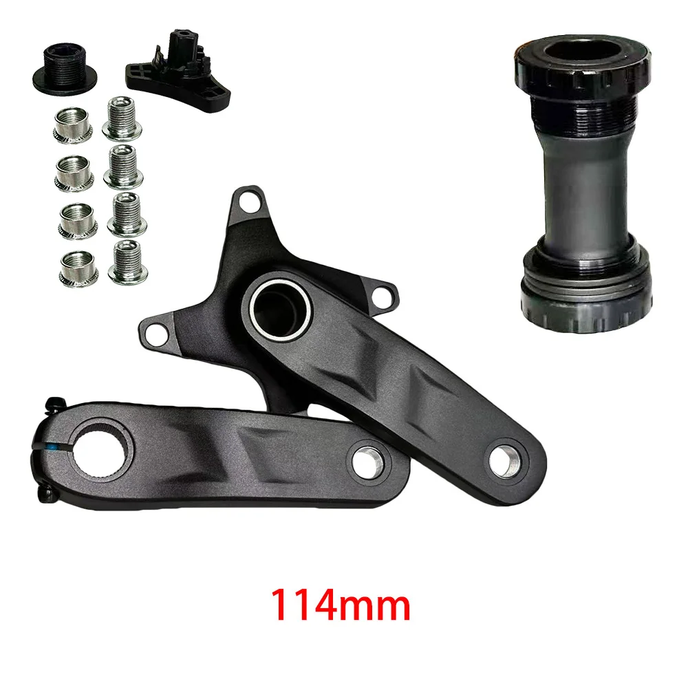 Kinderfahrrad-Kurbelgarnitur 114/127/135/140/152/160/165/175mm 104mm BCD MTB Mountainbike-Kurbel Kinder-Faltrad 1x Kurbelgarnitur – Detail 12