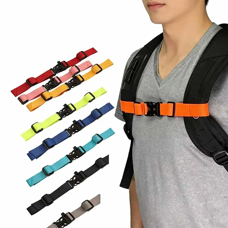 

Adjustable Backpack Chest Strap Harness Durable Shoulder Strap Replacement for Outdoor Camping Hiking Tactical Bag Accessories