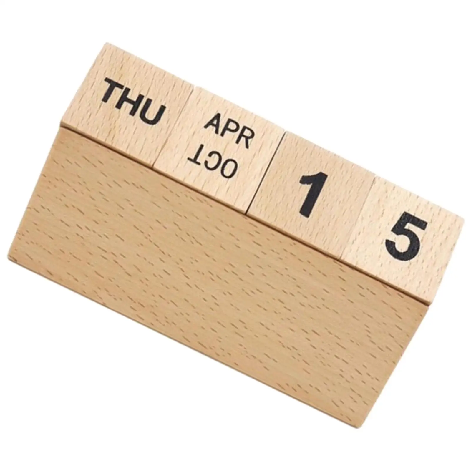 Innovative Wood Calendar ,DIY Month Date Blocks ,Desktop Calendar Blocks ,Tabletop Calendar for Bedroom Office And