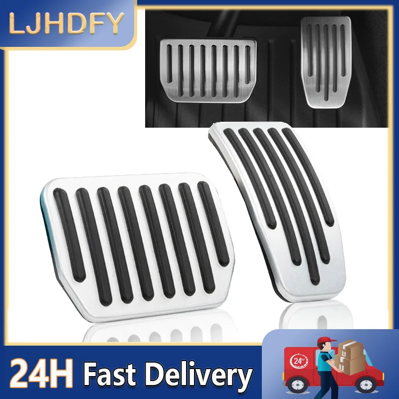 

For Tesla Model Y Juniper 2025 Upgrade Foot Pedal Pads Non-slip Accelerator Brake Rest Performance Aluminum Mats Accessories