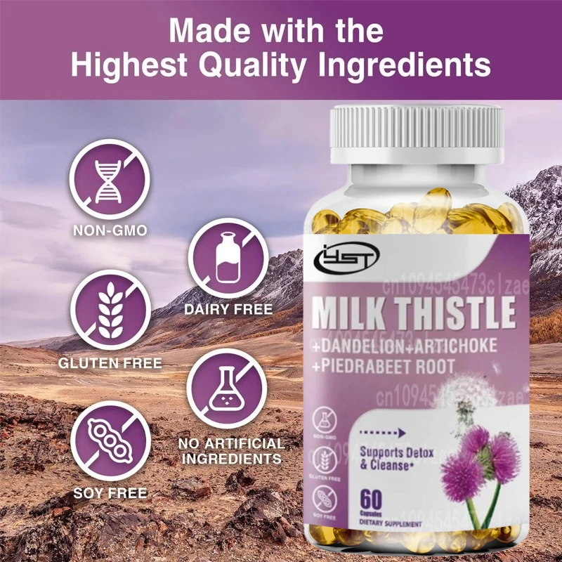 Onarım İçin Karahindiba Kökü,  - Milk Thistle Silymarin incelemesi ve fiyatı