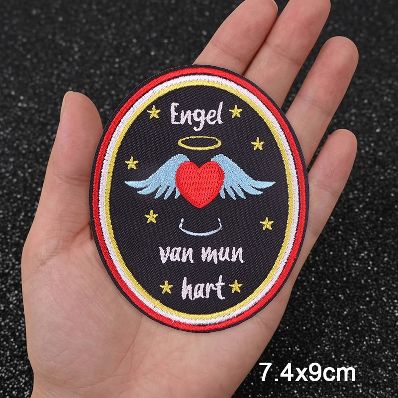Oeteldonk embleem strijk-op borduurwerk patch Nederlandse carnavalspatch voor kleding ex op het bier applicatie opnaaibadges STELT ME AON
