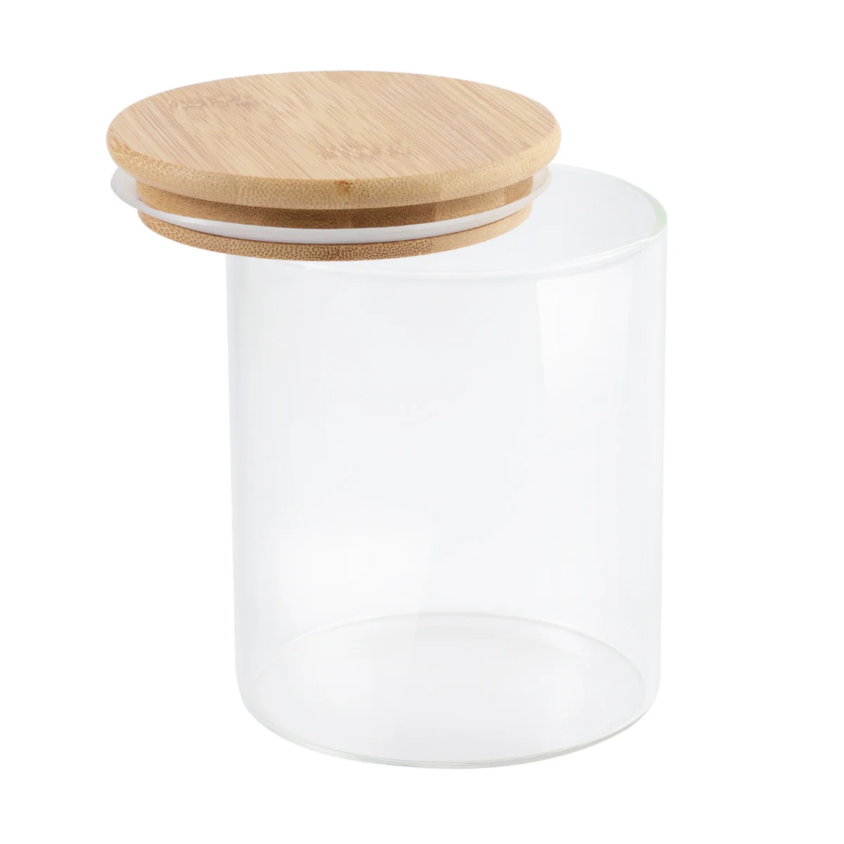 

Storage Jar Sealed Containers for Food Canister Wooden Preserving Airtight Jars
