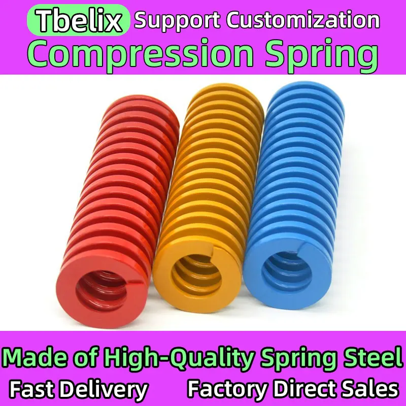 Tbelix 2PCS Compressed Spring Die Springs for Car Trunk Tailgate Strut Support Rod Spring Shock Absorber External Diameter 30mm