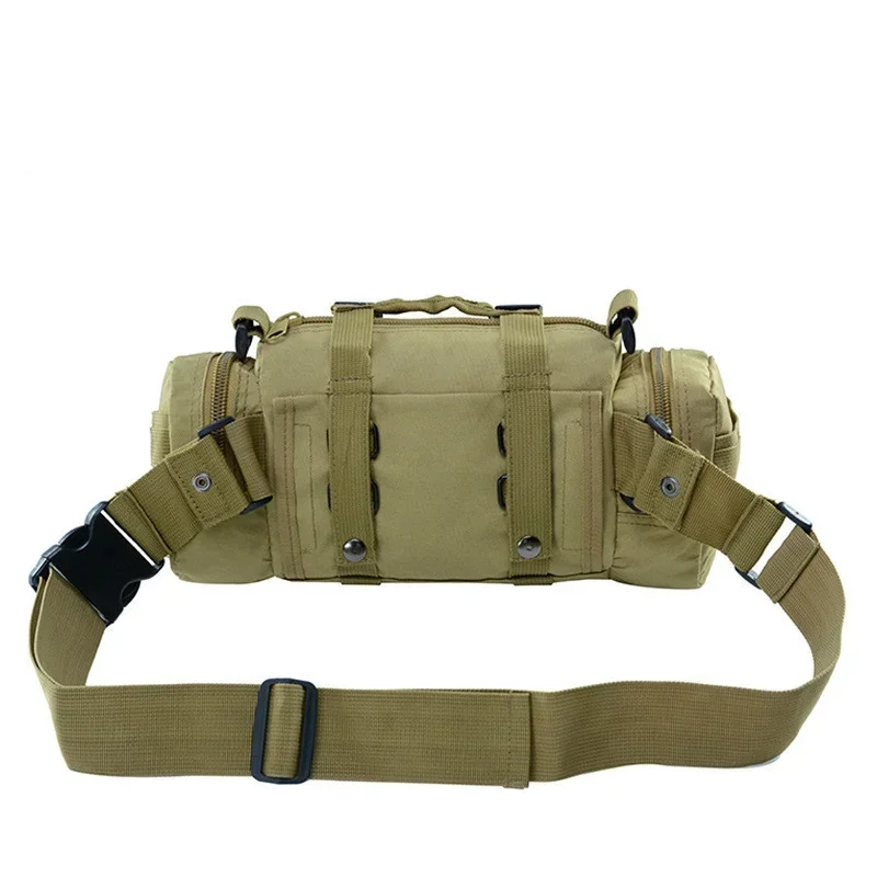 Men Tactical Belt Bag Waterproof Fanny Pack Outdoor Waist Pack Camping Hiking Pouch Waist Bag 3P Chest Bag Wallet