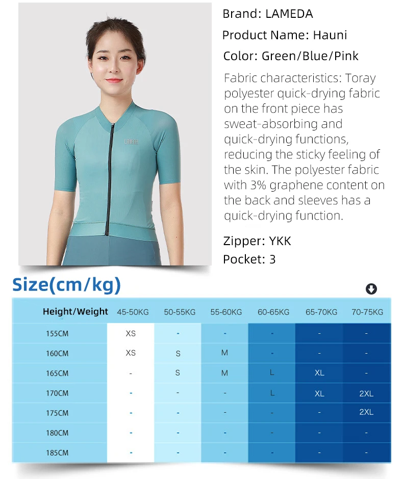 LAMEDA New Cycling Jersey Set For Women Spring Summer Long Sleeve High Elasticity Comfort Tight Top Suit MTB Road Bike Apparel