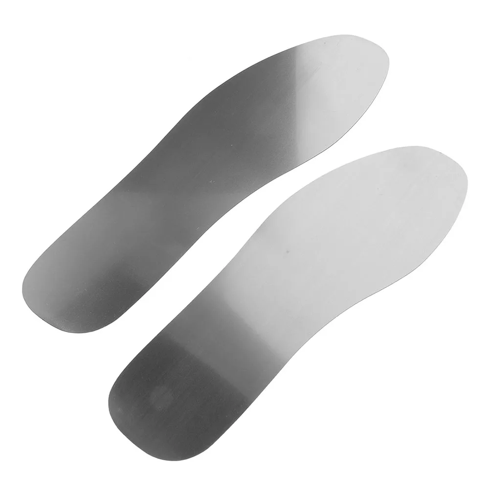 

1 Pair Puncture Resistant Shoe Insoles Stainless Steel Anti-Nail Work Boot Inserts For Hiking Construction Safety Footwear