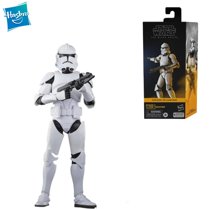 

Новая оригинальная фигурка Hasbro STAR WARS THE BLACK SERIES THE CLONE WARS PHASE II CLONE TROOPER