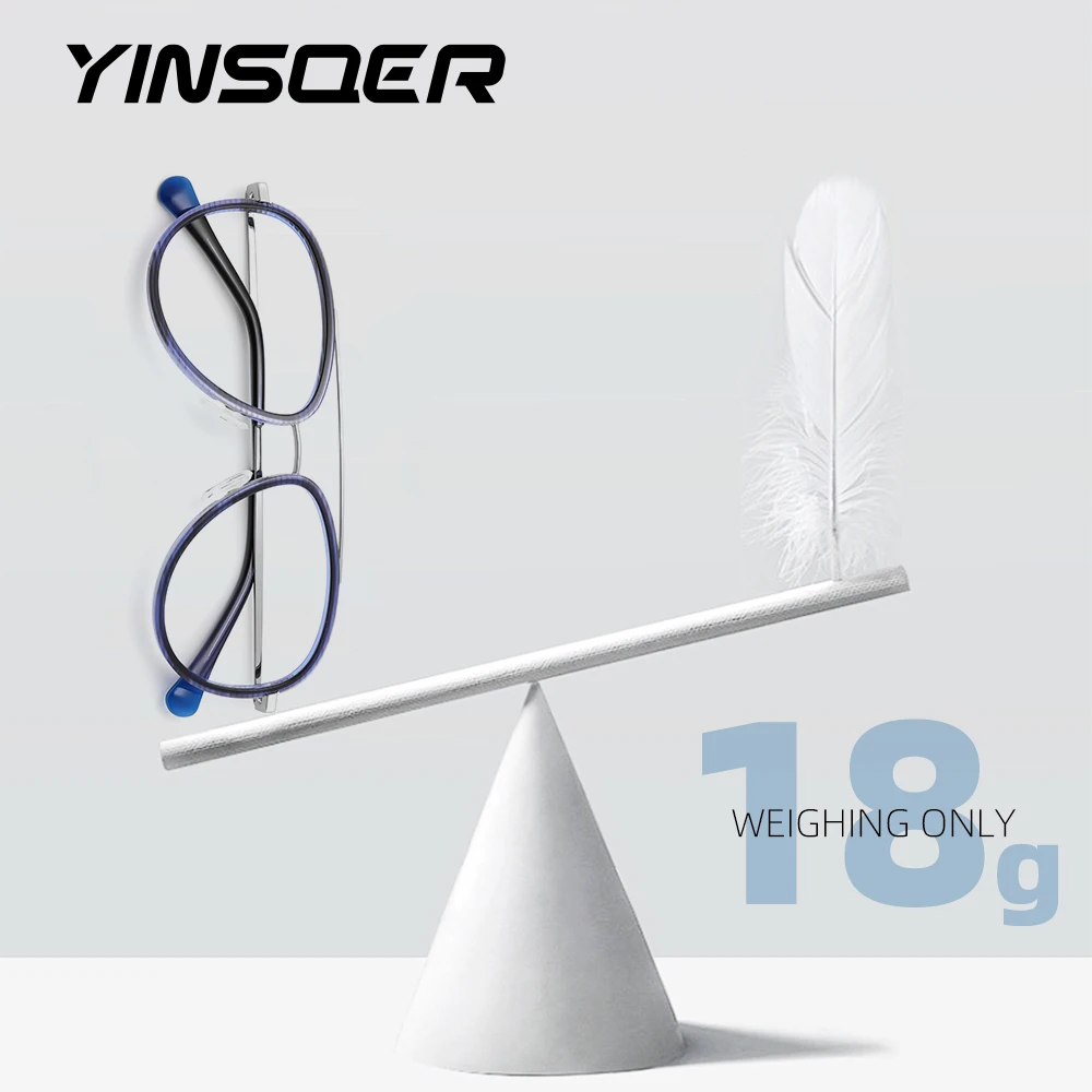 Ultra Lightweight TR90 Retro Aviator Anti Blue Light Glasses Women Myopia Hyperopia Optical Eyeglasses Customizable Prescription