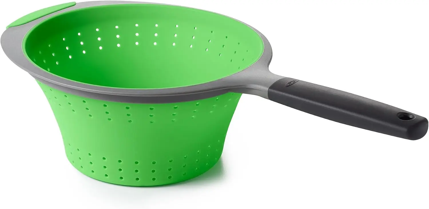 

Good Grips Silicone Collapsible Strainer, 2Qt, Green