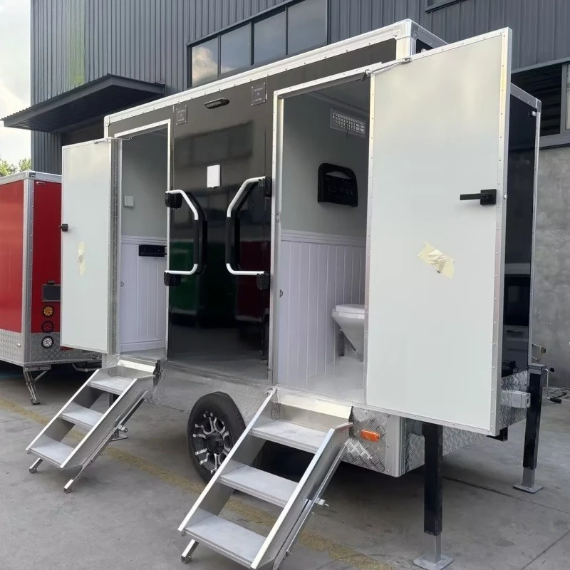 Mobile Outdoor Eco-Friendly Durable Portable Toilet Trailer