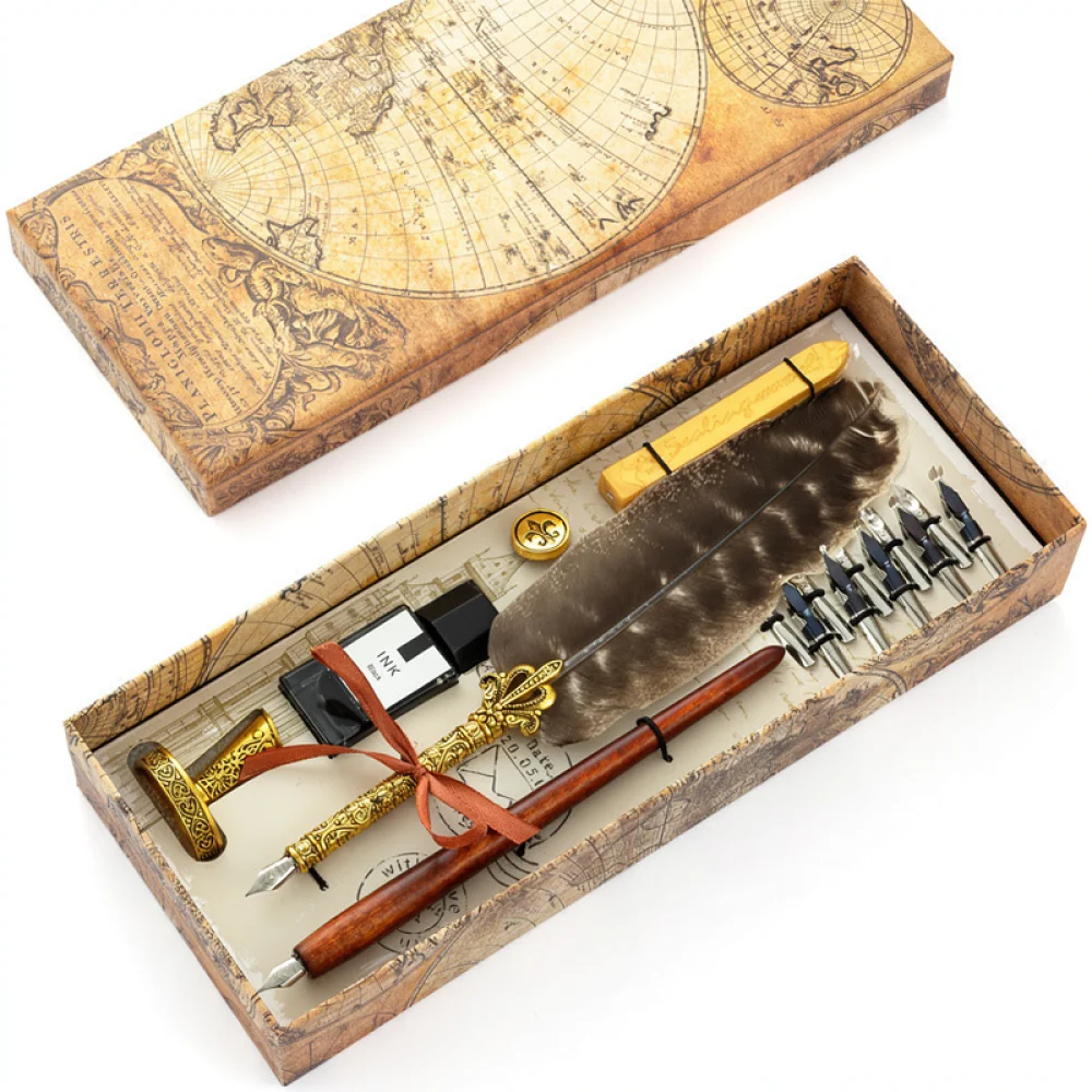 Zestaw do pisania w stylu vint – Wax Seal Stamp Set recenzja i cena