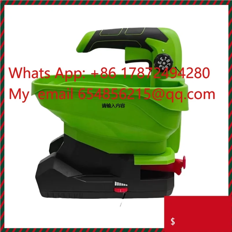 Handheld USB Fertilizer Spreader Outdoor Li-ion Battery for Grass Seeds Rock Salt Year-Round