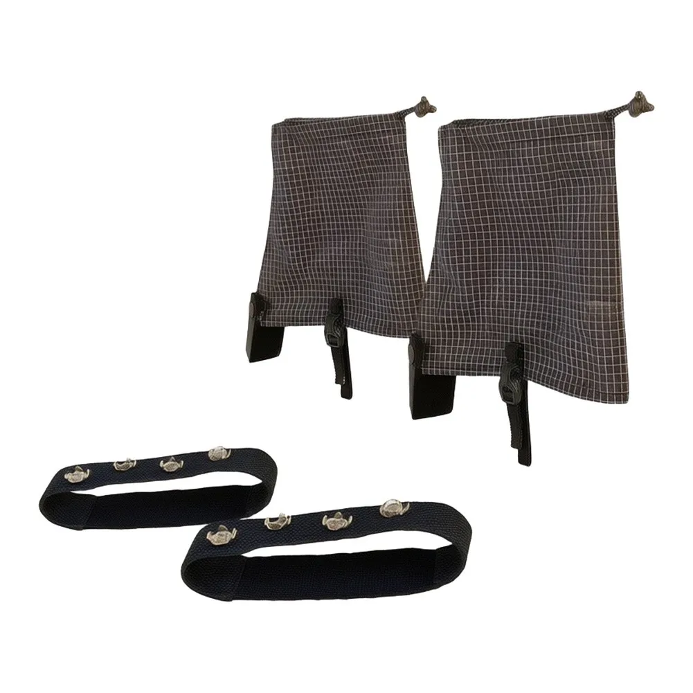 Two Gaiters and Two Ice Cleats in One Package for Comprehensive Winter Foot Protection on Snow and Ice Surfaces
