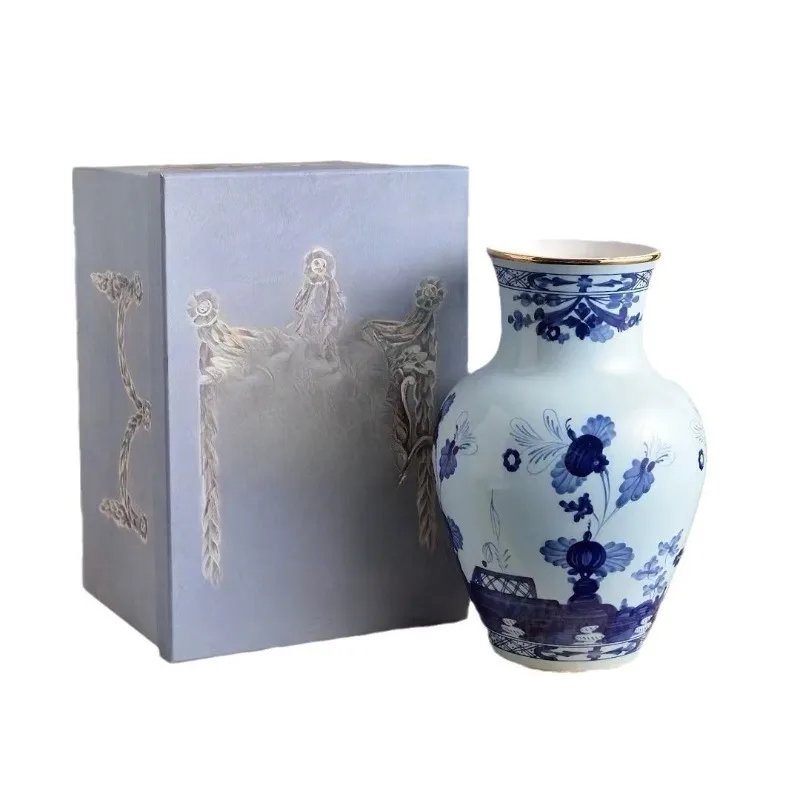 Oriental series ink and wash creative home entrance ornament ceramic desktop vase