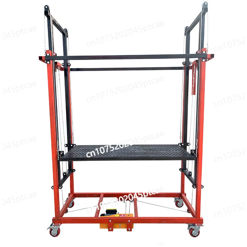 

Electric Lifting Scaffold Lift Fully Automatic Folding Climbing Platform 5 Meters 6 Meters Small Cargo Elevator Hoist