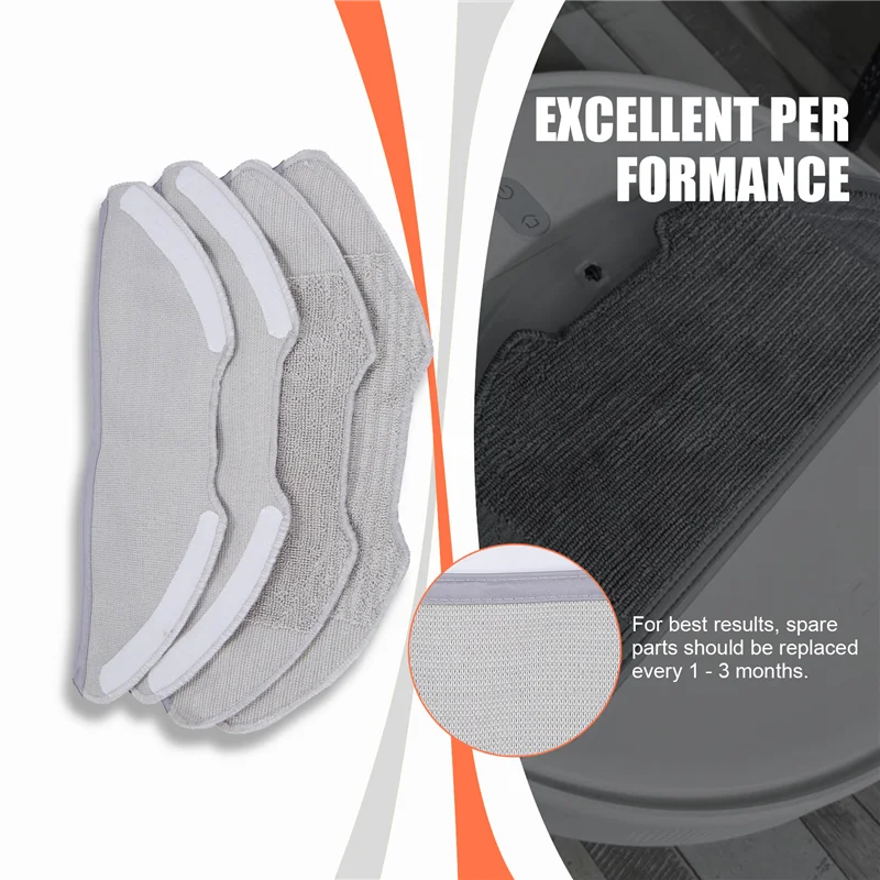 ل Xiaomi Mi Robot Vacuum-Mop 2 Lite / Pro / MJSTL / MJST1SHW قطع غيار مكنسة الروبوت فرشاة جانبية رئيسية Hepa Filter-AT39