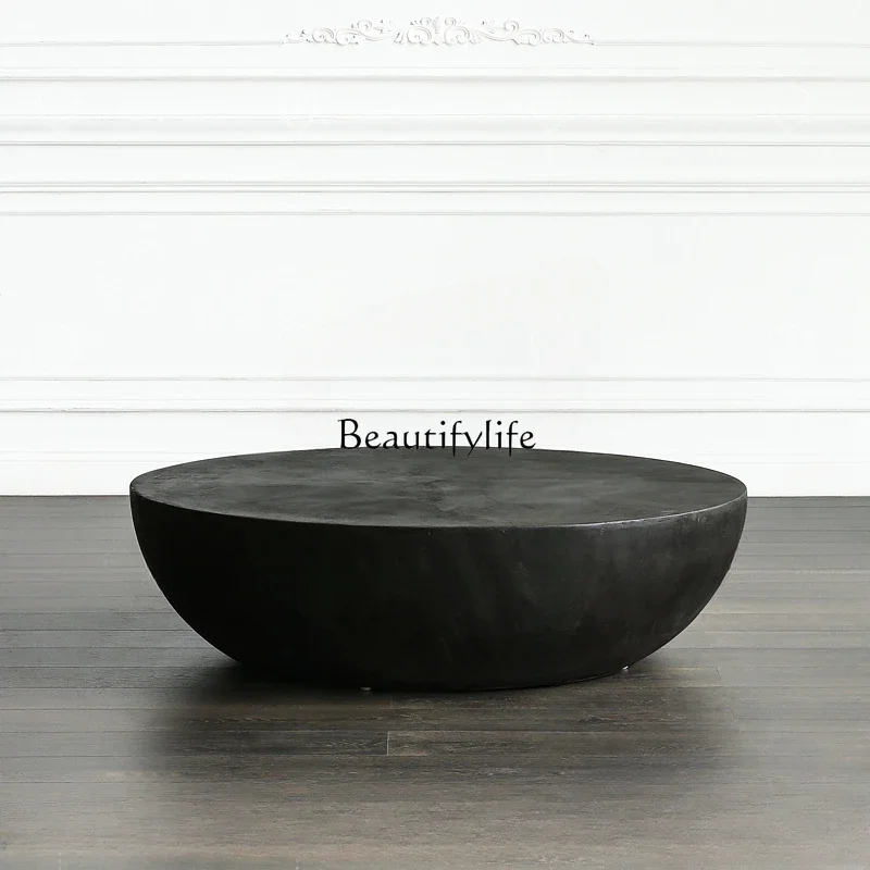 

FG28Nordic Modern Cement round Tea Table Simple