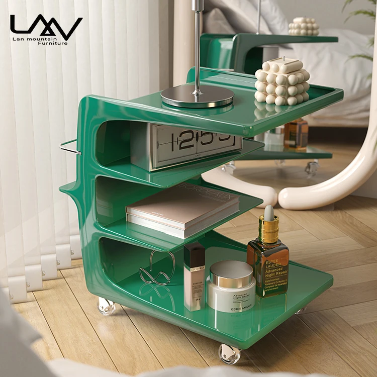 

Modern acrylic removable storage table living room bedroom creative side table multi-function