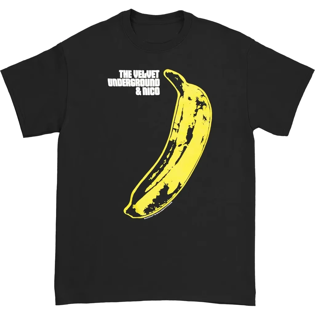 2026 The Velvet Underground Short Sleeve, Underground Velvet Men's and Women's Rock T-Shirt Andy Warhol