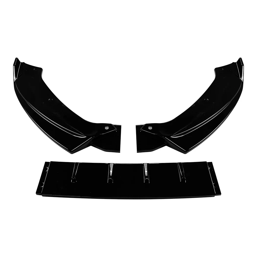 For Audi A4 B8 Standard Edition 2009-2012 Car Front Bumper Lip Spoiler Protective Cover Body Kit Exterior Tuning Accessories