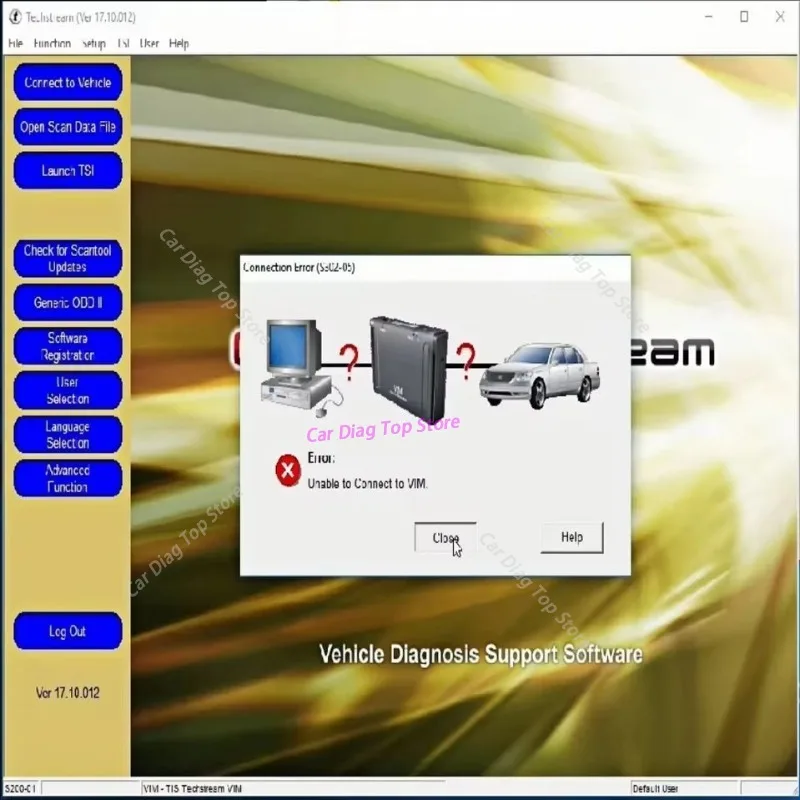 2026 hot sell new for MINI VCI Techstream 17.10.012 coding diagnose car scanning OTC Scanner ECM ECU coding diagnose for Toyota