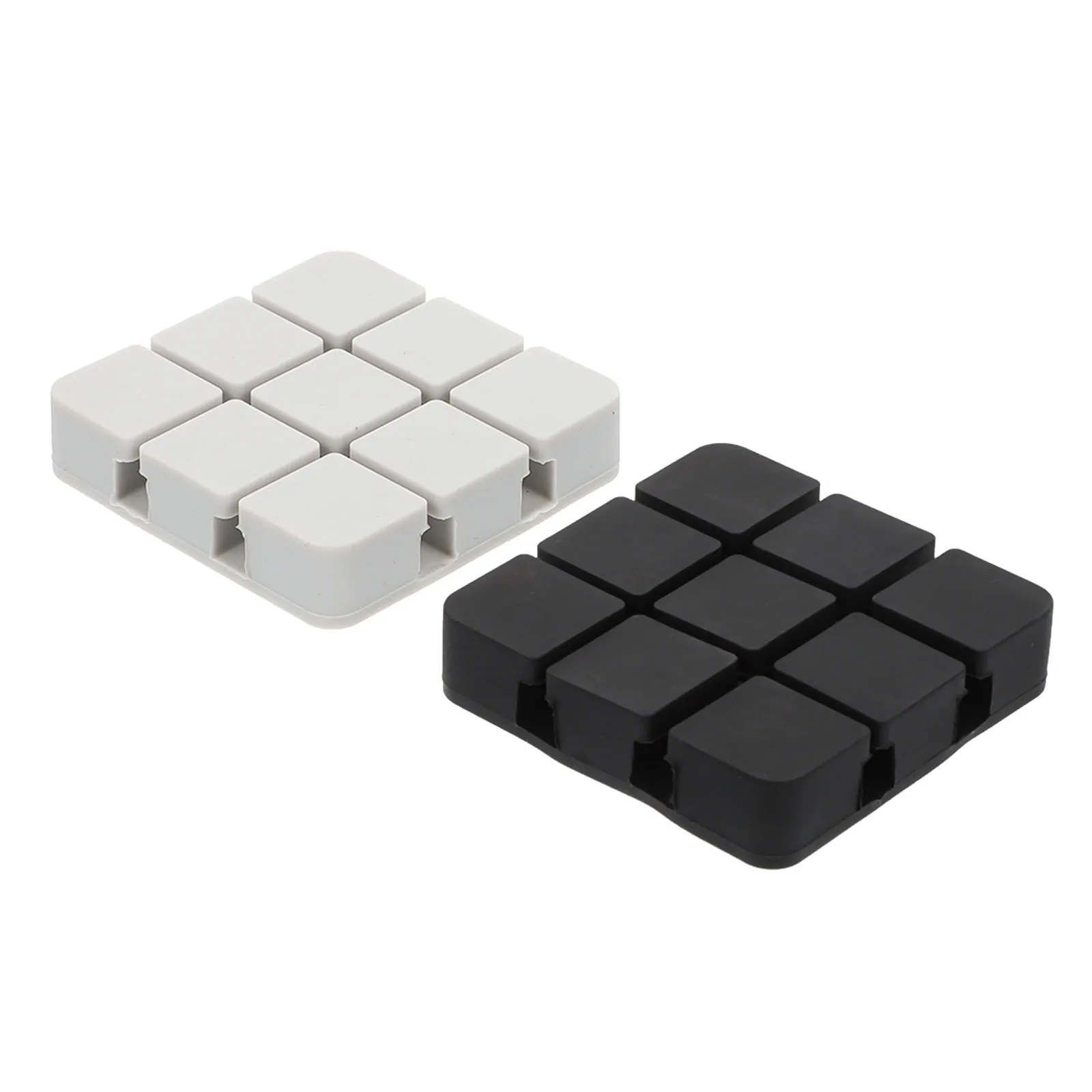 

2pcs Cable Holders Wire Clips White Magnetic Clamps Cables Cord Organizer Keeper Management Headphone Desk Zero