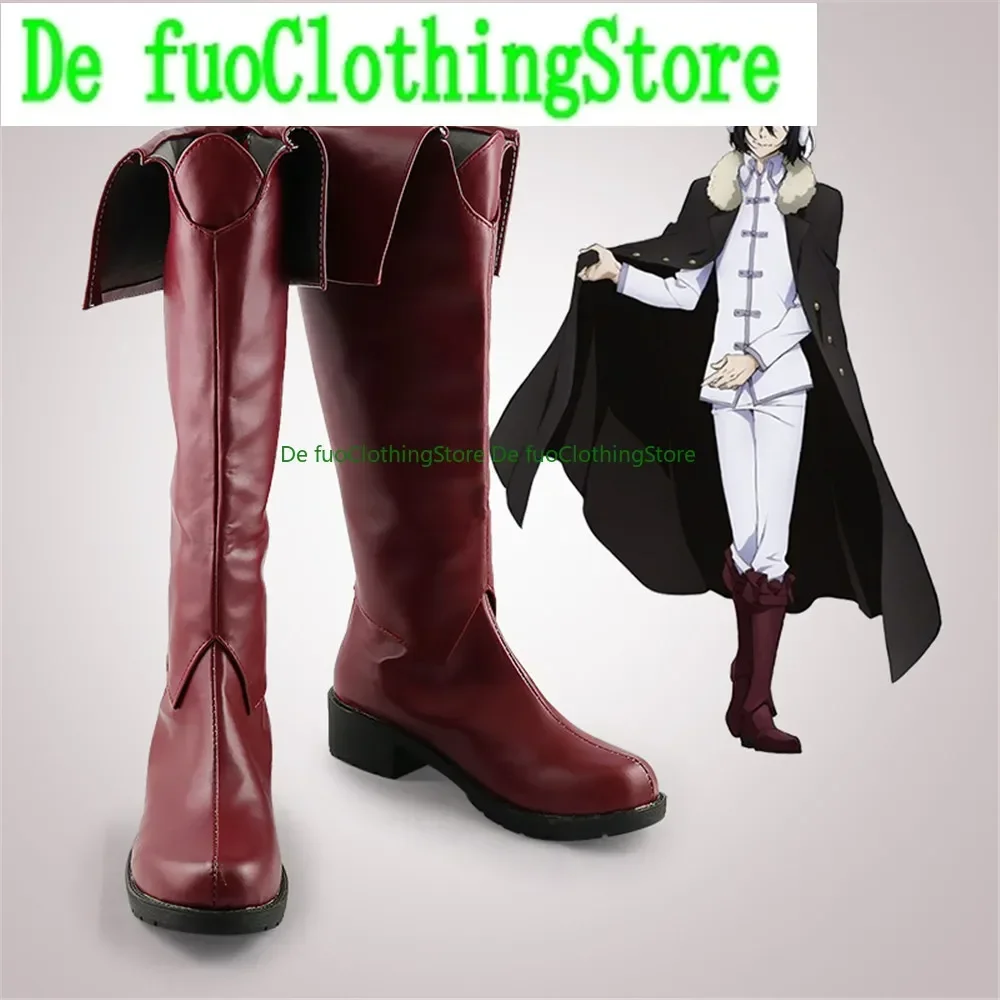 

Stray Dogs Fyodor.D Cosplay Shoes Boots Game Anime Halloween DefuoClothing Shoes Store