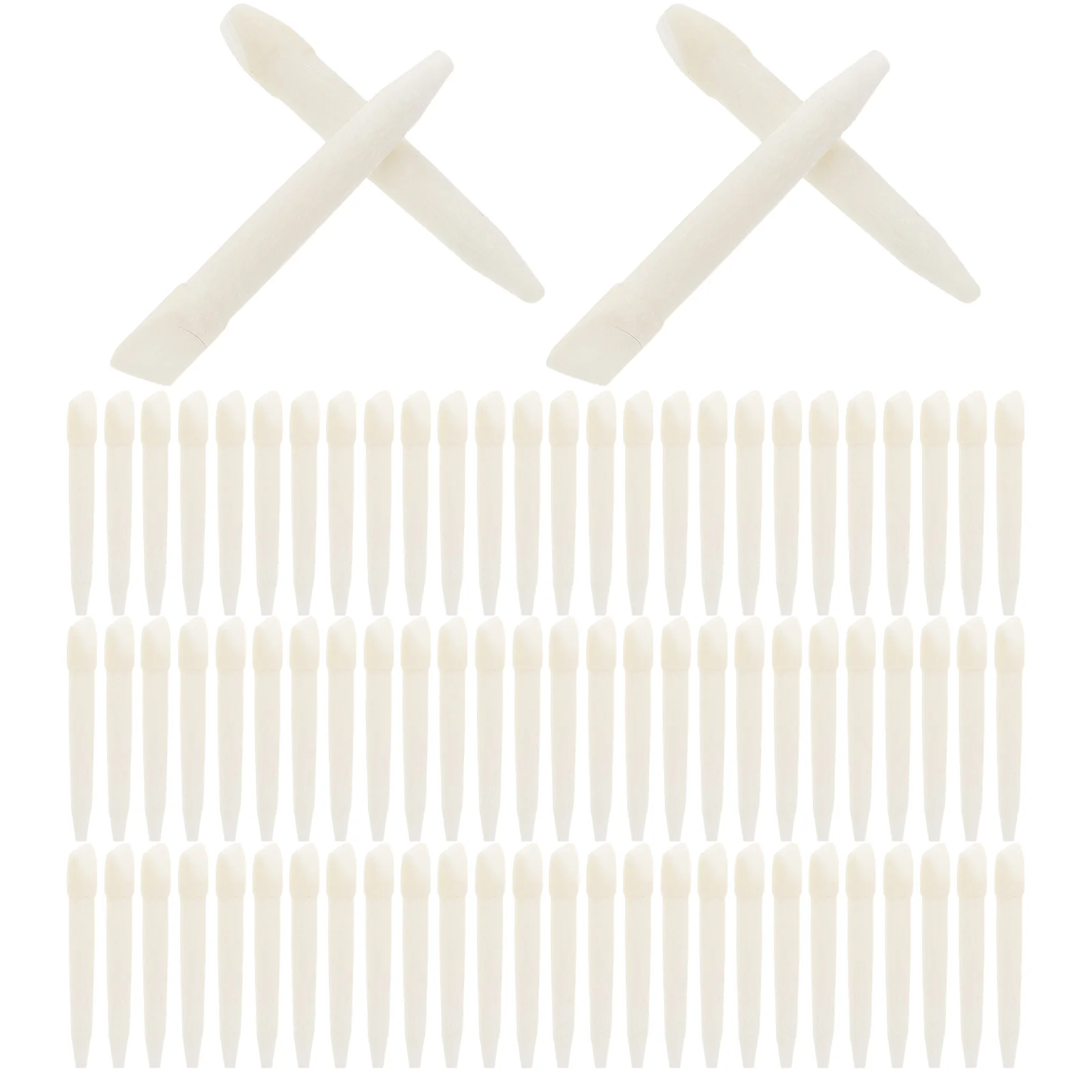 100 Pcs Replacement Refill Marker Pen Point Paint Nibs Double Head Tip Fiber Pens Tips Points