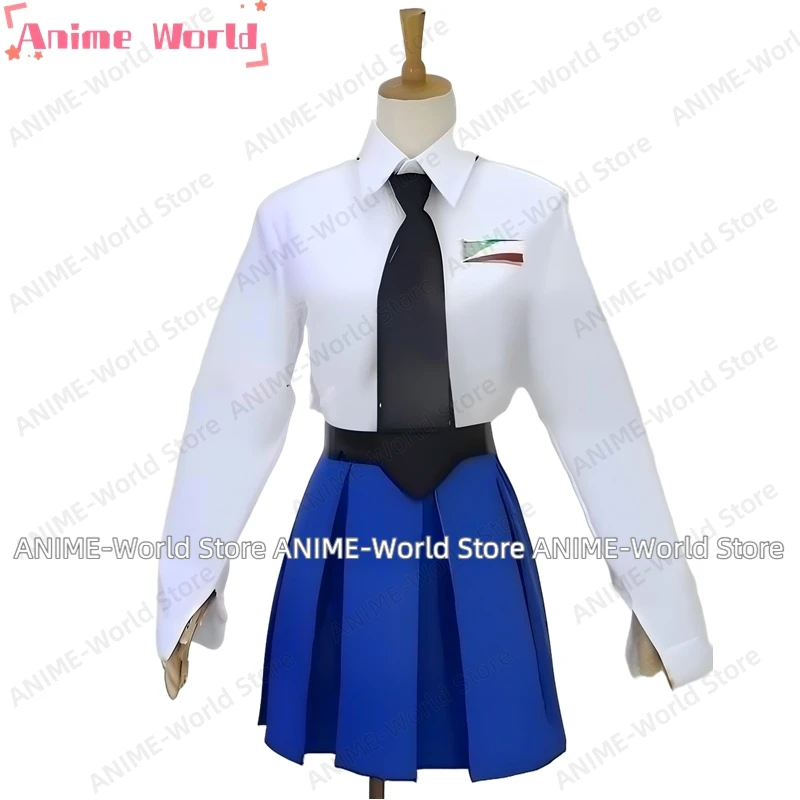 《Custom Size》Anime Game Girls Und Panzer Anchovy Chiyomi Anzai Cloak Uniform Cosplay Costume Halloween Wig Clothing view 2