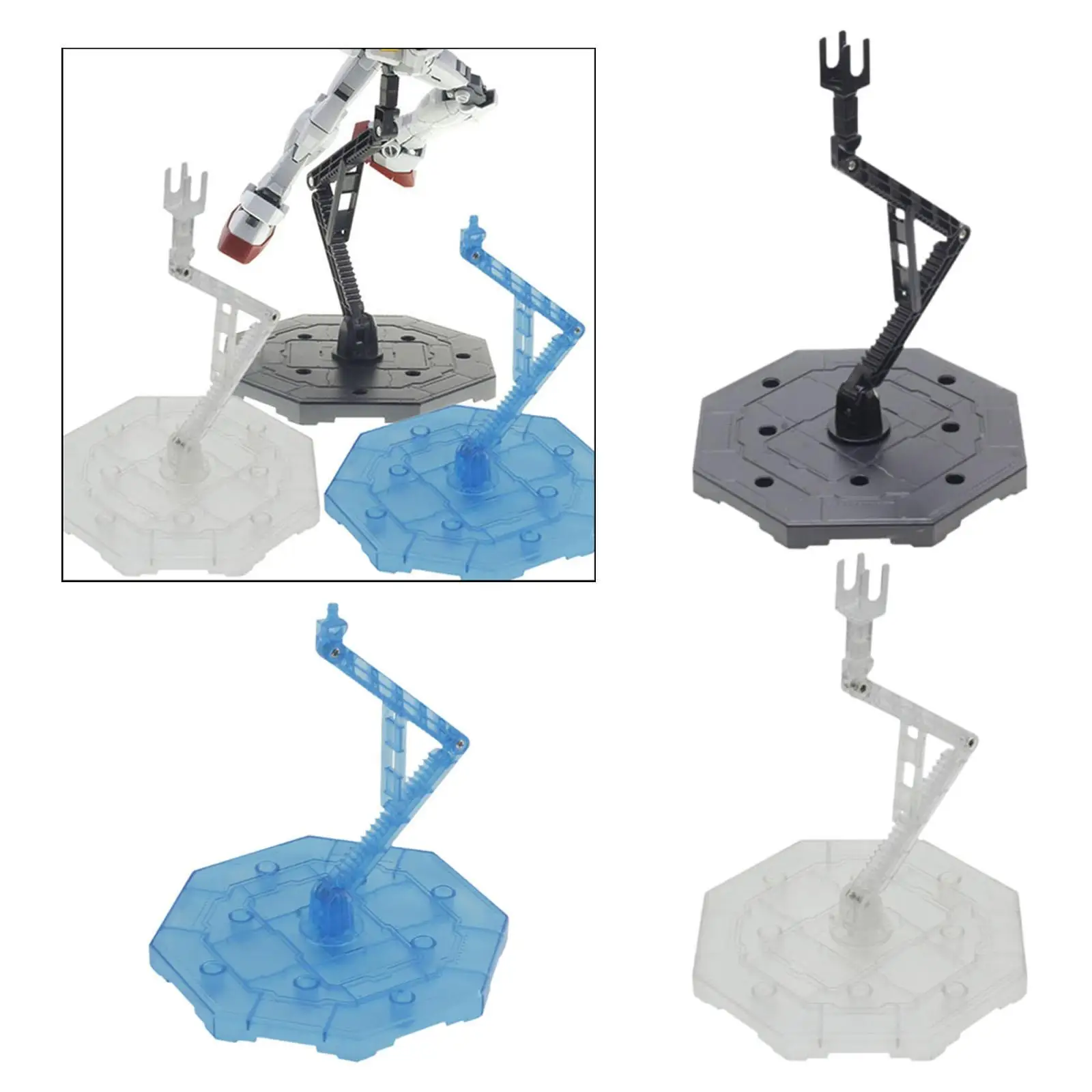 Présentoir de Base de figurine d'action, Support de modèle robuste et Stable et réglable, Support de modèle de poupée pour poupée 1/100