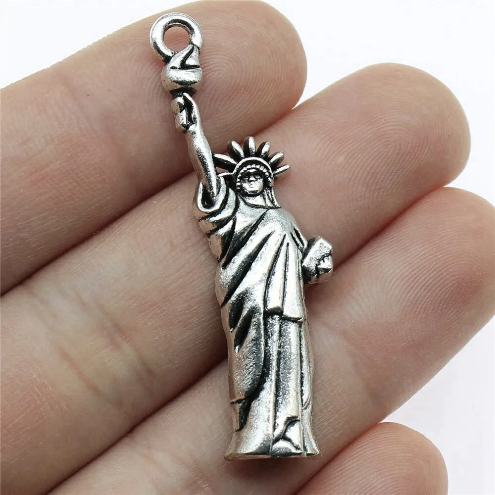 Vintage Jewelry Statue Of Liberty Charms Items Findings 10pcs