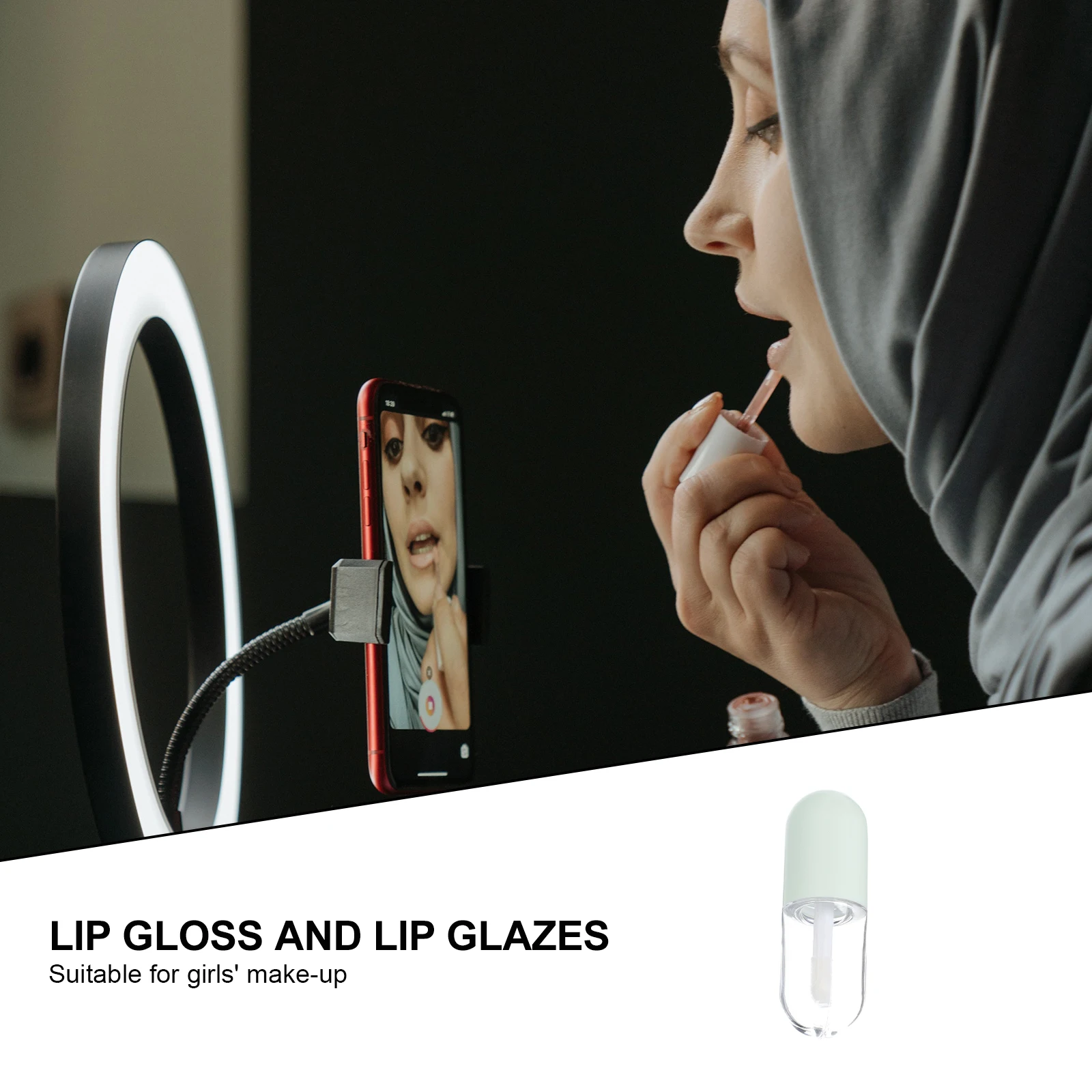 

10 PCS Lip Gloss Empty Bottle Mini Containers Tint Shaped Tubes Lipgloss Shapes Hydrating Bottles