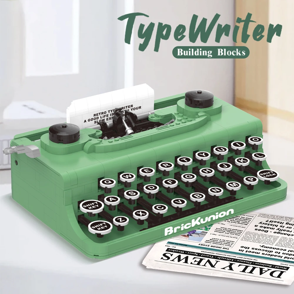 

885pcs Building Block Typewriter Toy Set - Hot Selling New Product Ideal Birthday Or Christmas Gift for Creators And Collectors