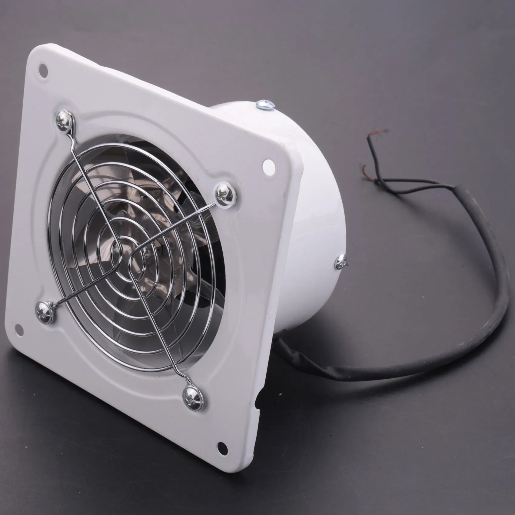 4 Inch Inline Duct Fan Air Ventilator Metal Pipe Ventilation Exhaust Fan Extractor Bathroom Fan Duct Fan Accessories