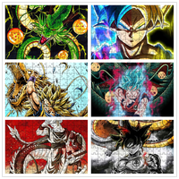 300/500/1000 Piece Jigsaw Bandai Dragon Ball Puzzle Diy Jigsaw Puzzle Creativity Imagine Toys Magic Puzzles Toys Decoration