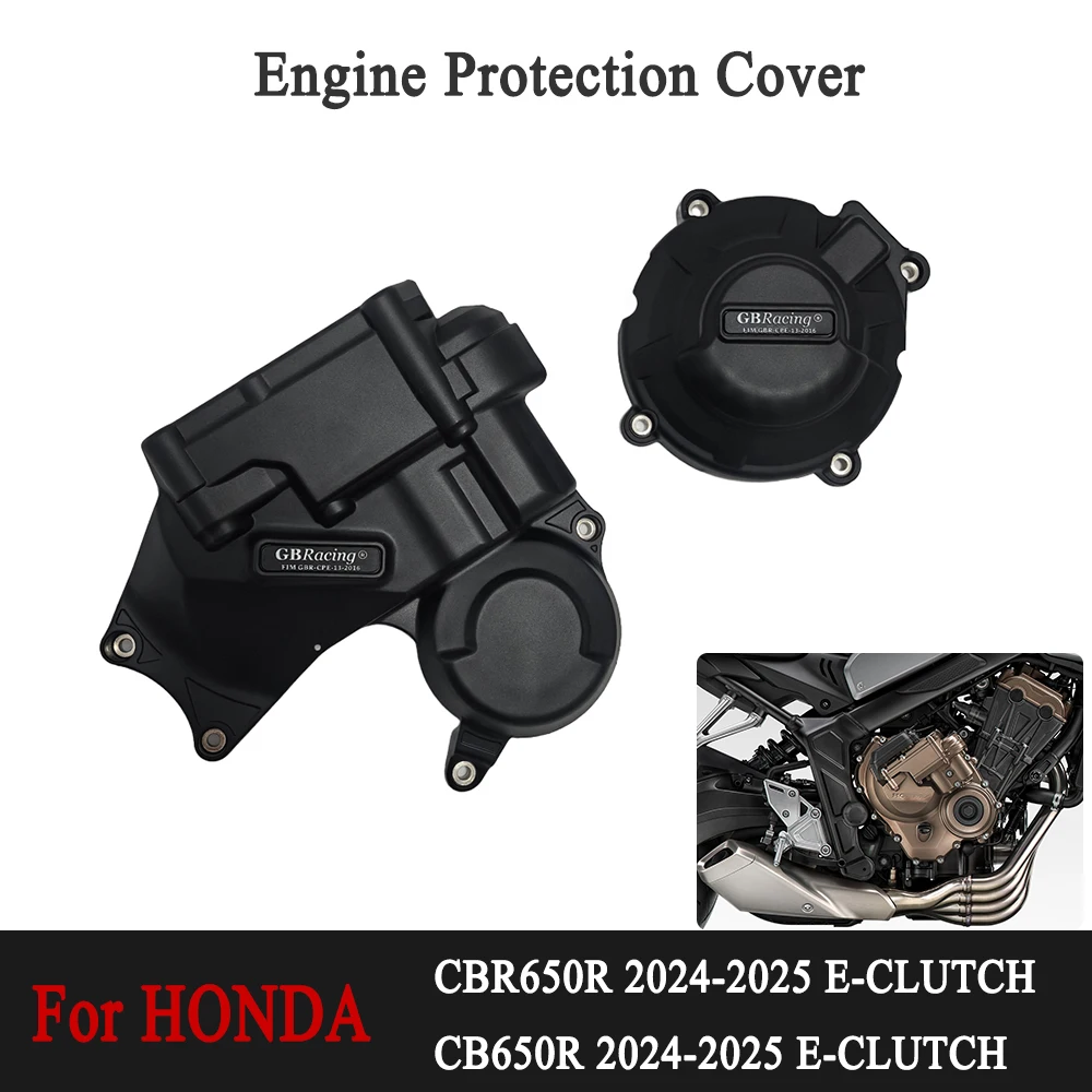 

Для HONDA CBR650R и CB650R 2024-2025 E-CLUTCH аксессуары для мотоциклов GB Racing Engine Case Guard Protector Cover Case