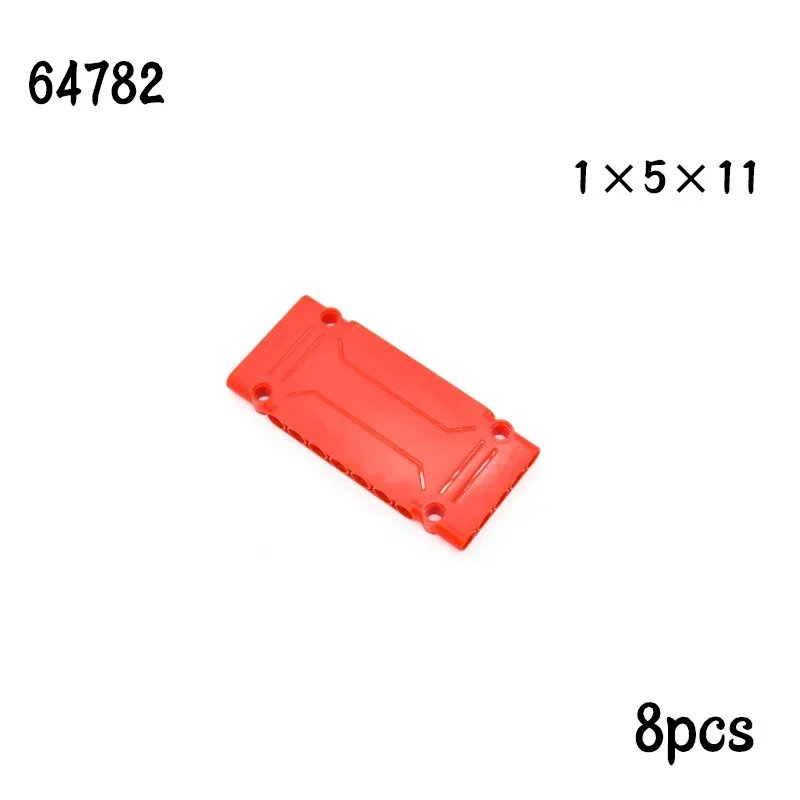 تجميع لوحة الجسيمات 1x5x11 1X3X11 لوحة مكعبات البناء الميكانيكية أجزاء السيارة الفنية 64782 15458 ألعاب الطوب للأطفال