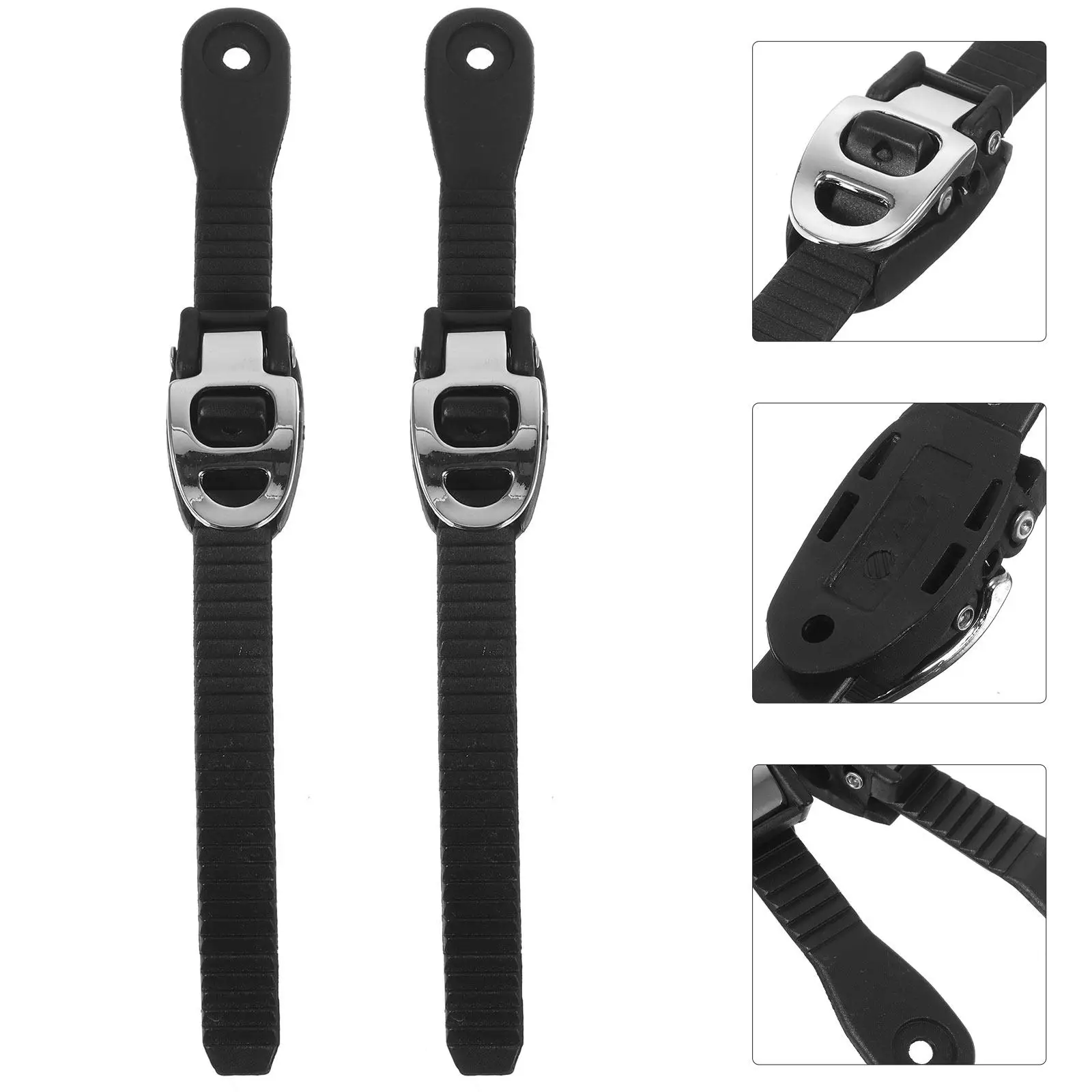 

2Sets Roller Skate Buckle Strap Heavy Duty Buckle Strap for Skating Shoes Secure Clamping Prevent Falling Off Roller Skate