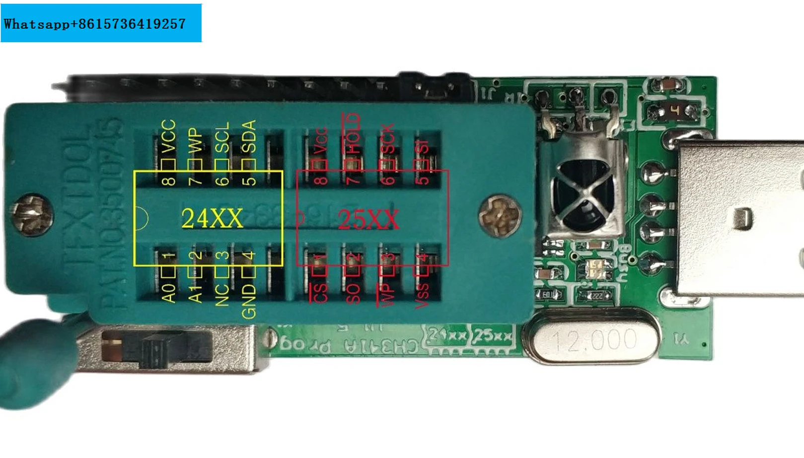 

Ch341a Programmer V1.7 1.8v Level Shift W25q64fw W25q128fw Gd25lq64