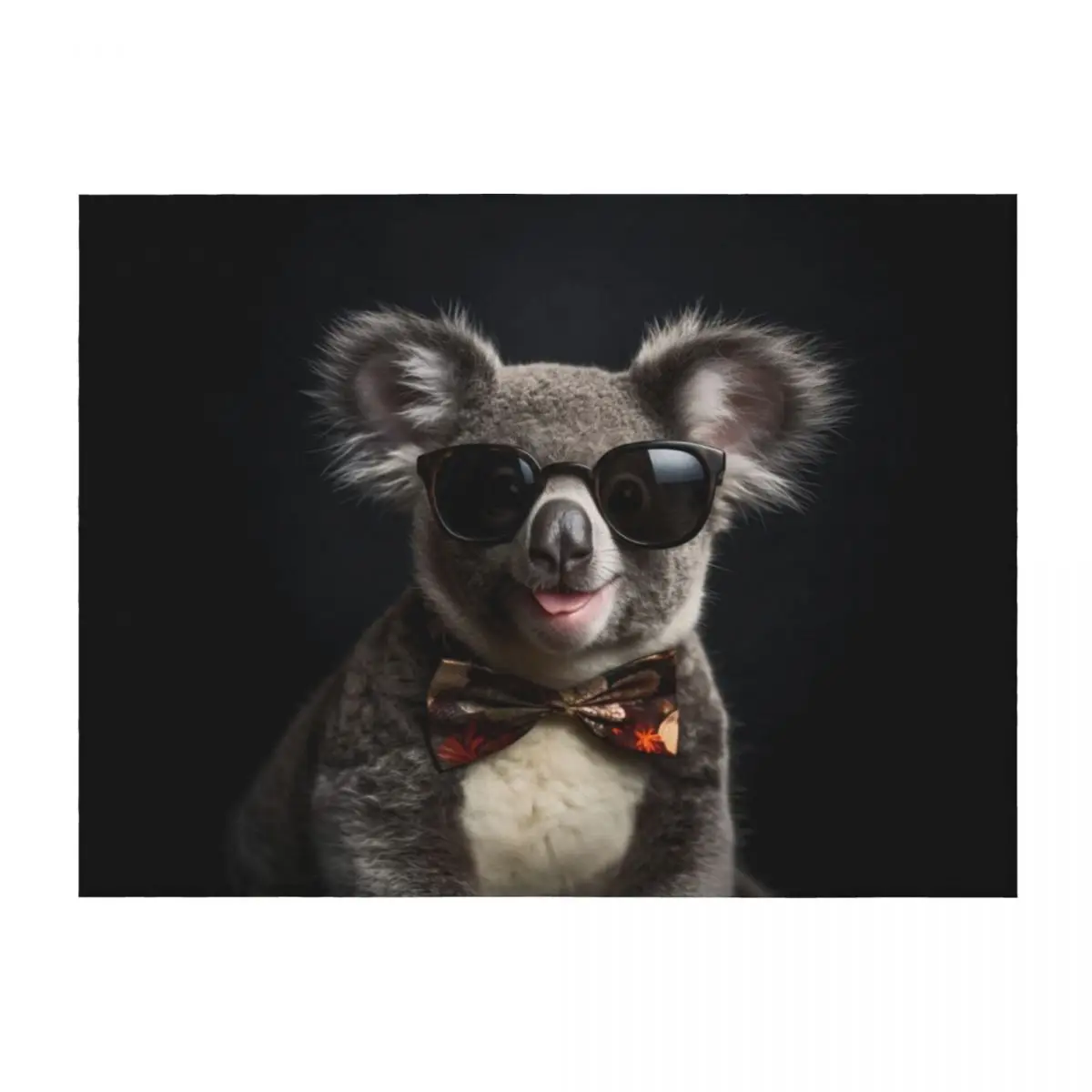 

Mr Koala Throw Blanket Plush Hairy Furry Decorative Sofa Blankets