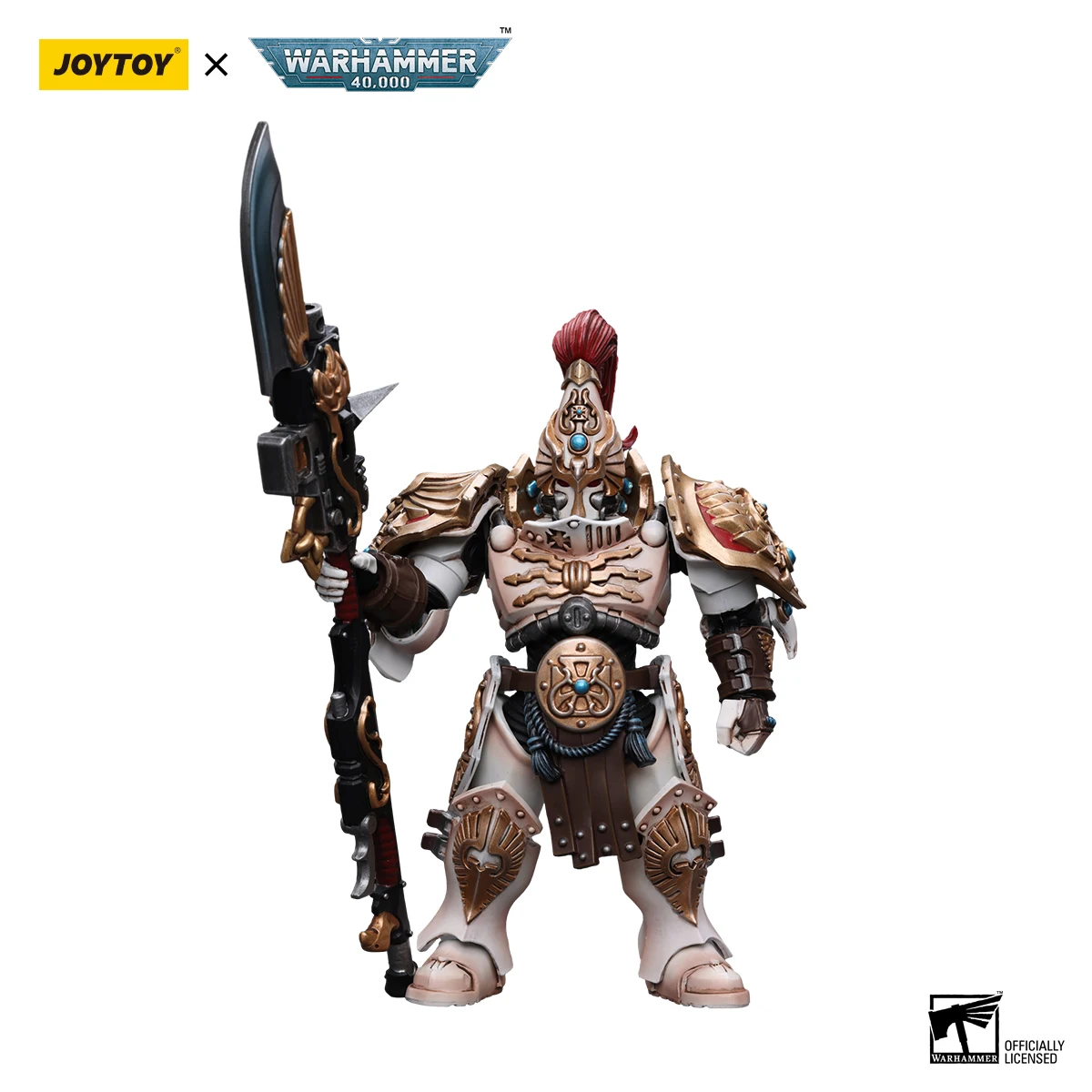 [IN STOCK] JOYTOY 1/18 Warhammer 40k Action Figure Adeptus Custodes Solar Watch Vexilus Praetor Model Toy Gift Free Shipping