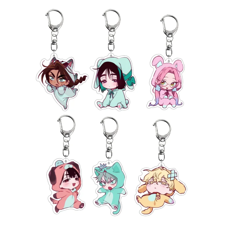 Llaveros de acrílico de Anime Alien Stage, Luka, Sua, Till, Ivan, Hyuna, Mizi, accesorios de cosplay, colgante decorativo, regalos