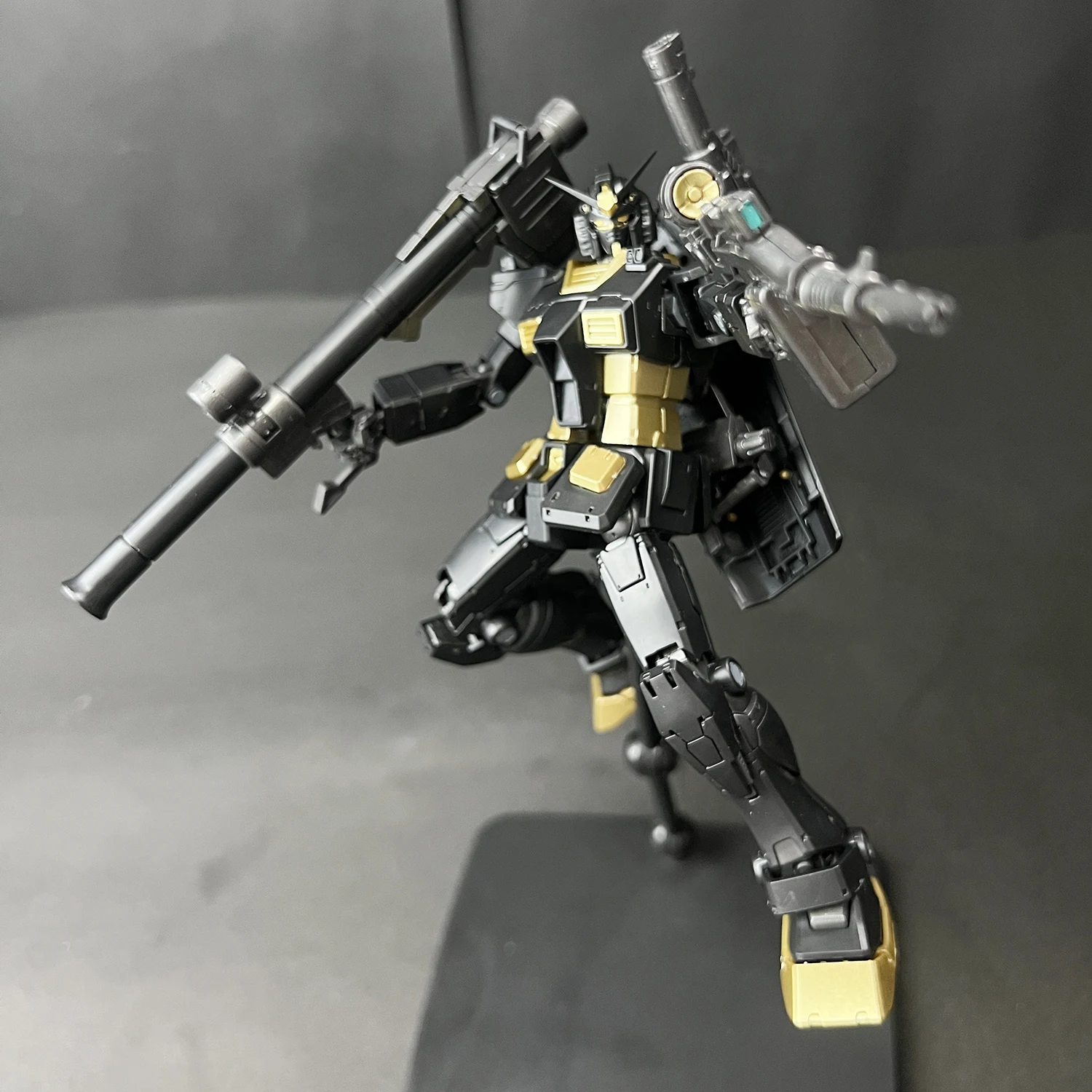 012 HG 1/144 GTO Yuanzu 78 Assembly Model Kit GTO Black Gold Color Board Spray Gold Action Figure Toy Robot Plastic Model Toy Gi