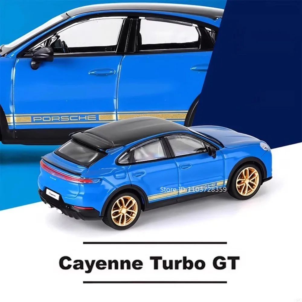 1:64 911 GT1 LM 1998 Cayenne Turbo Miniatur-Automodell aus Metall, Druckguss-Simulation mit Öffnenden Radnaben und Motorhaube, Dekorative Fahrzeuge – Detail 11